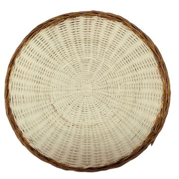 PLATO - RATTAN  ORILLO MARRON - imagen 1