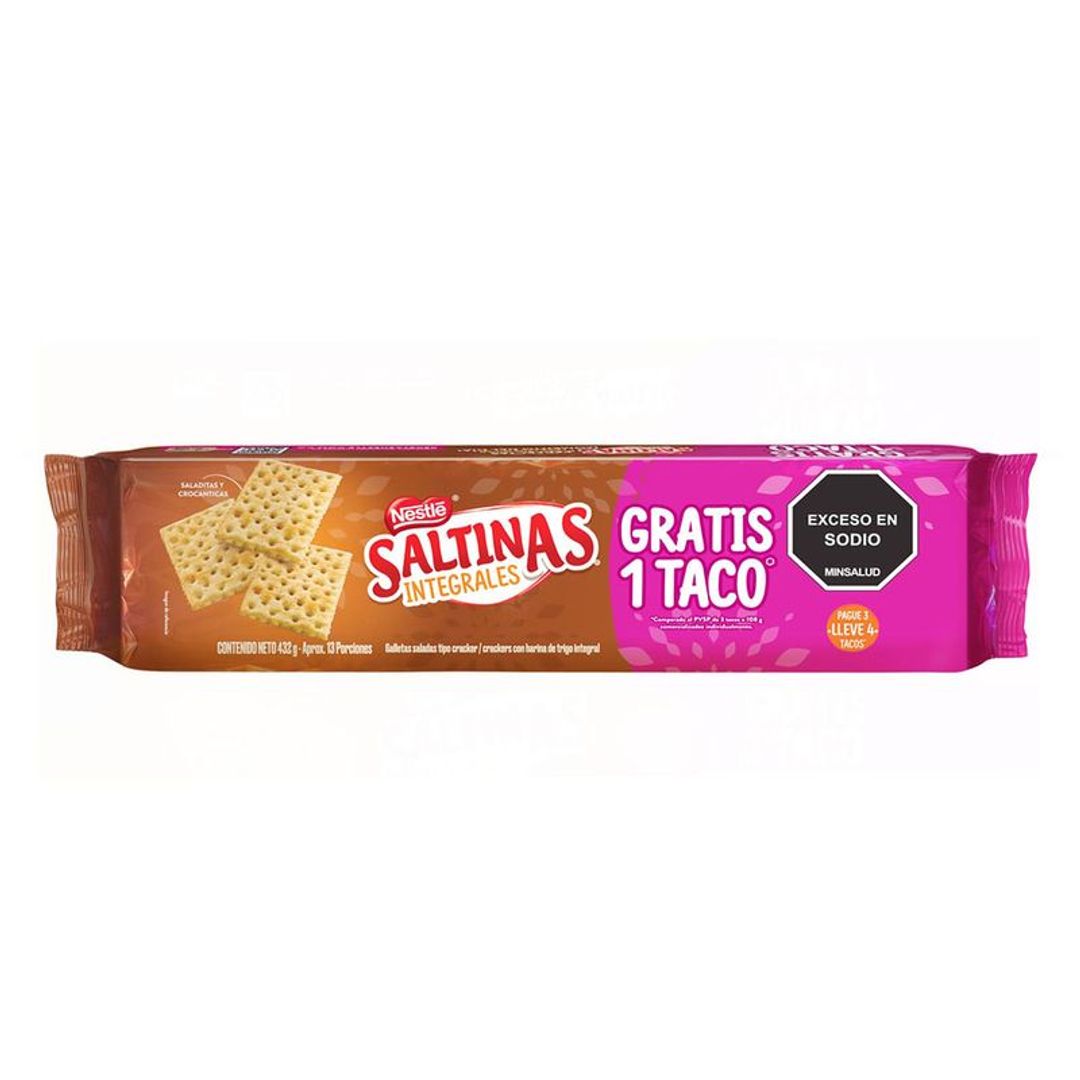 GALLETAS SALTINAS INTEGRAL*432G