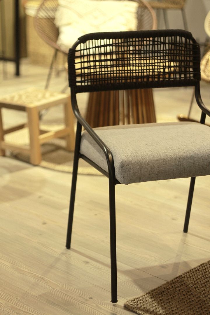 Silla de comedor tapizada