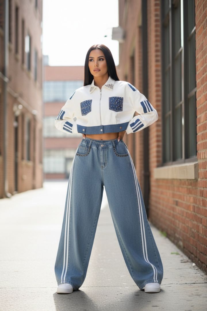 CONJUNTO TIPO ADIDAS WHT