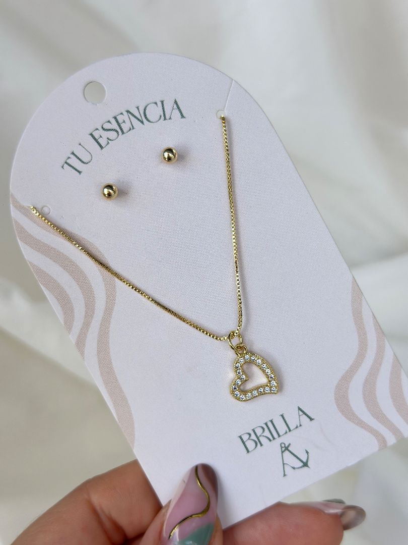 Cadena corazón pequeño 