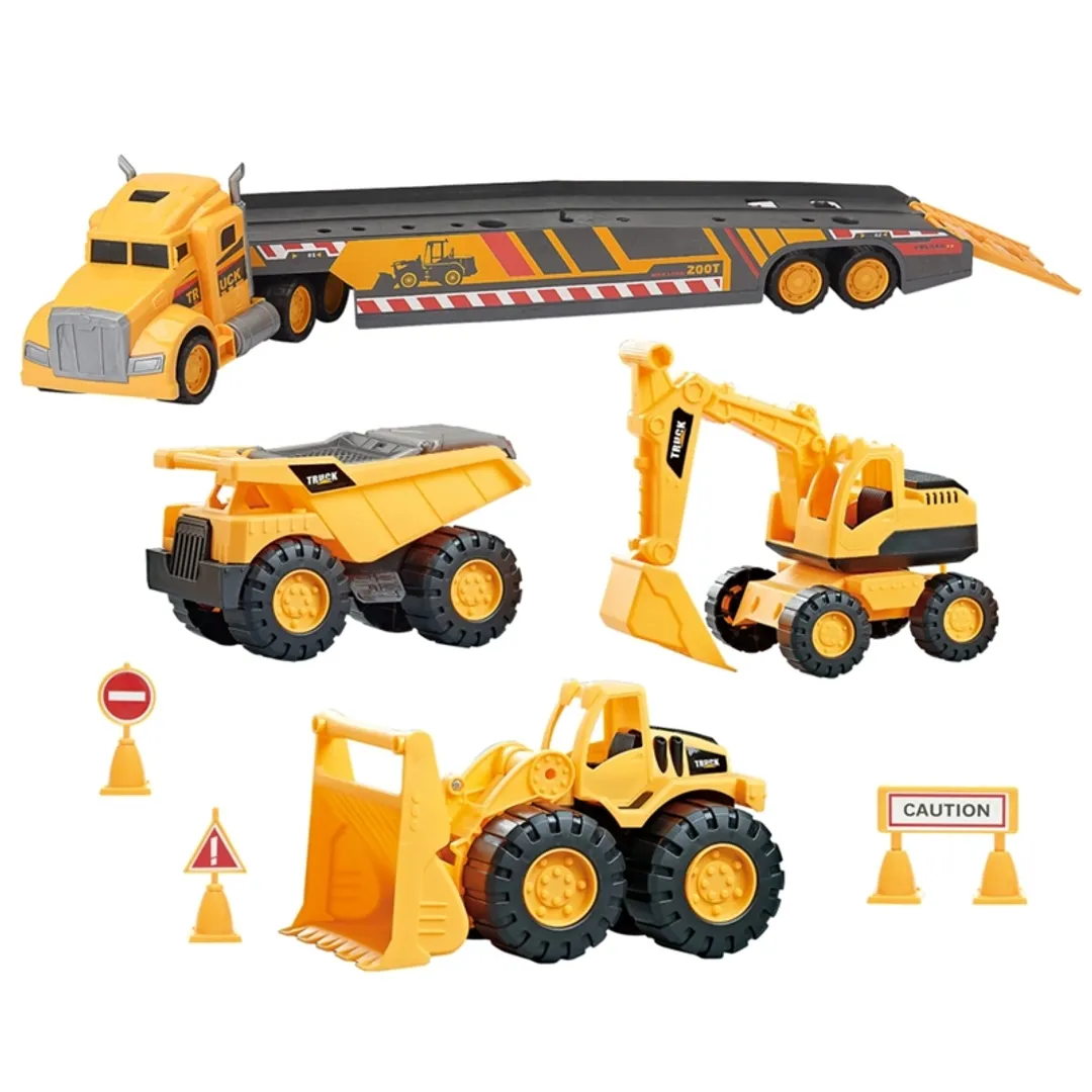 SET DE CAMIONES MAQUINAS DE CONTRUCCION