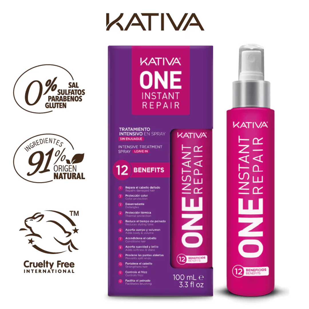 TERMOPROTECTOR ONE INSTANT REPAIR 100ML KATIVA