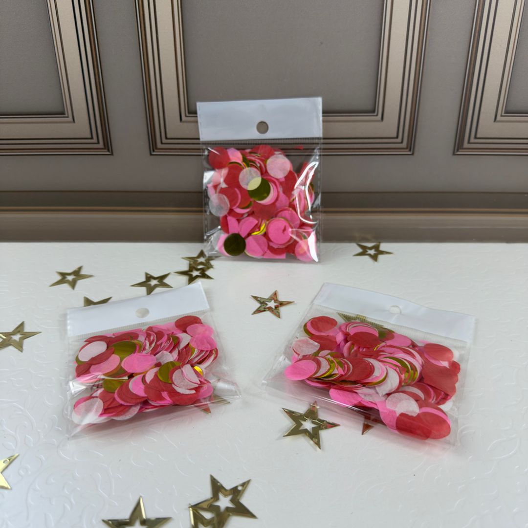 CONFETI PARA GLOBOS X 12 UNIDADES 