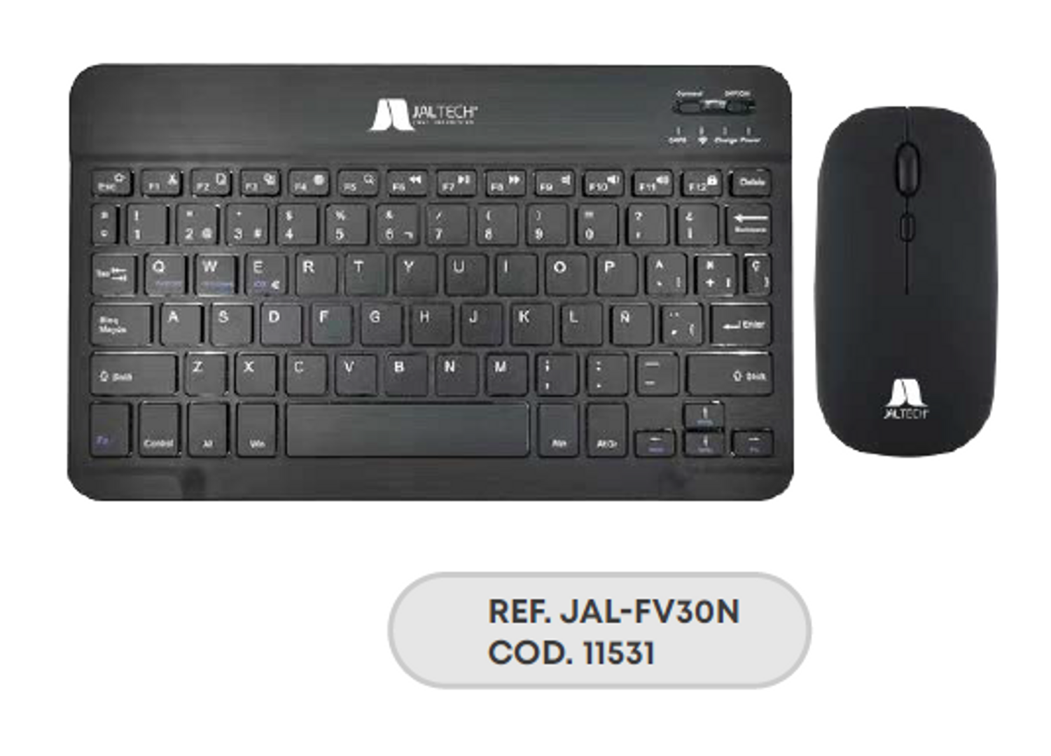 COMBO TECLADO Y MOUSE RECARGABLE BT