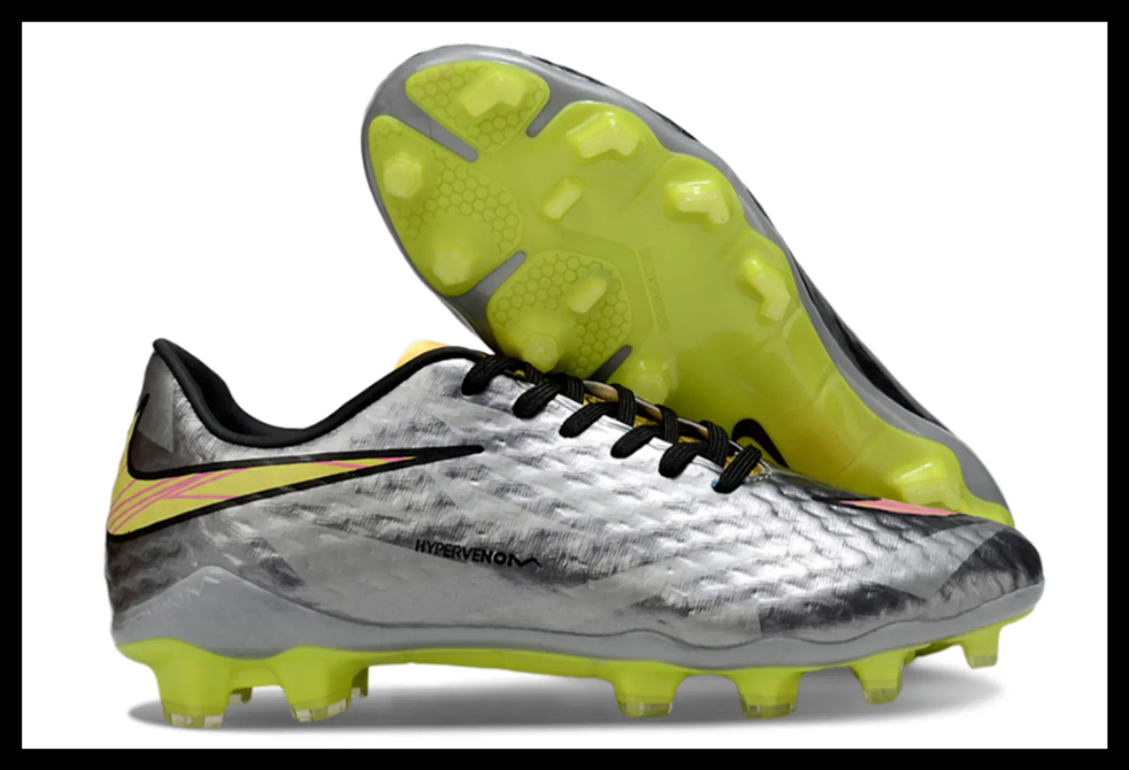 Tacos Hypervenom FG - Natural firme Lote 1