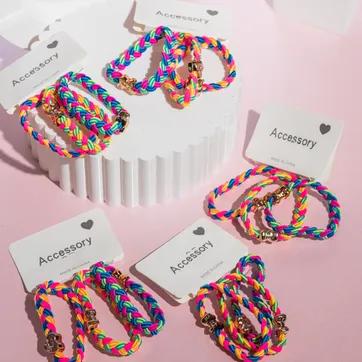 RESORTE TRENZADO COLORES - imagen 1