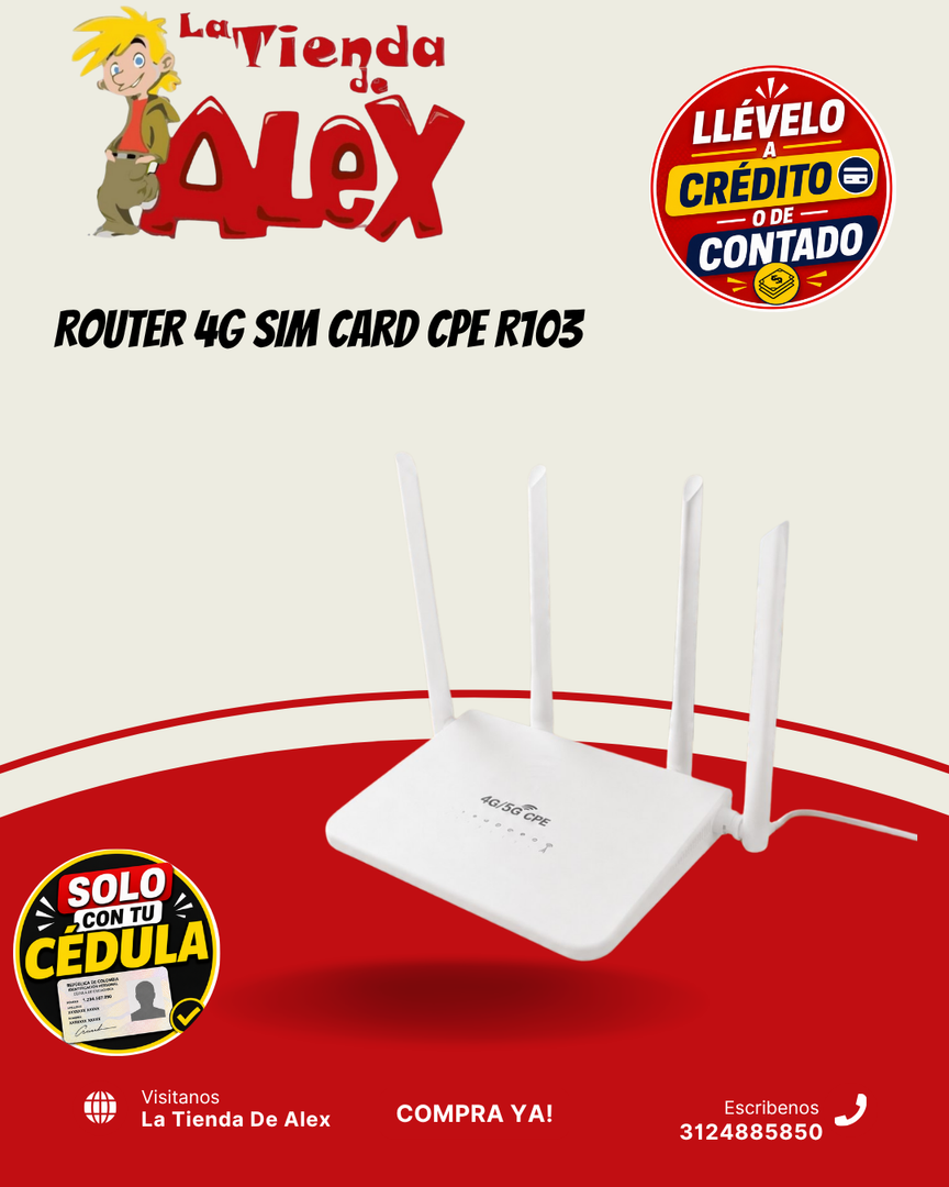 ROUTER 4G SIM CARD CPE R103