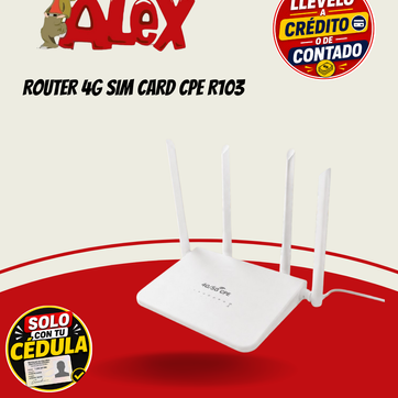 Imagen del producto ROUTER 4G SIM CARD CPE R103