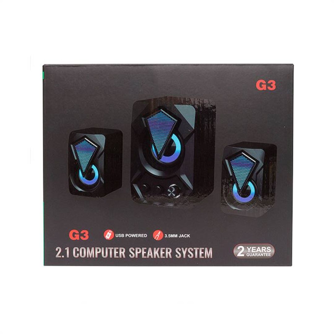 Parlantes Gamer RGB 2.1 G3