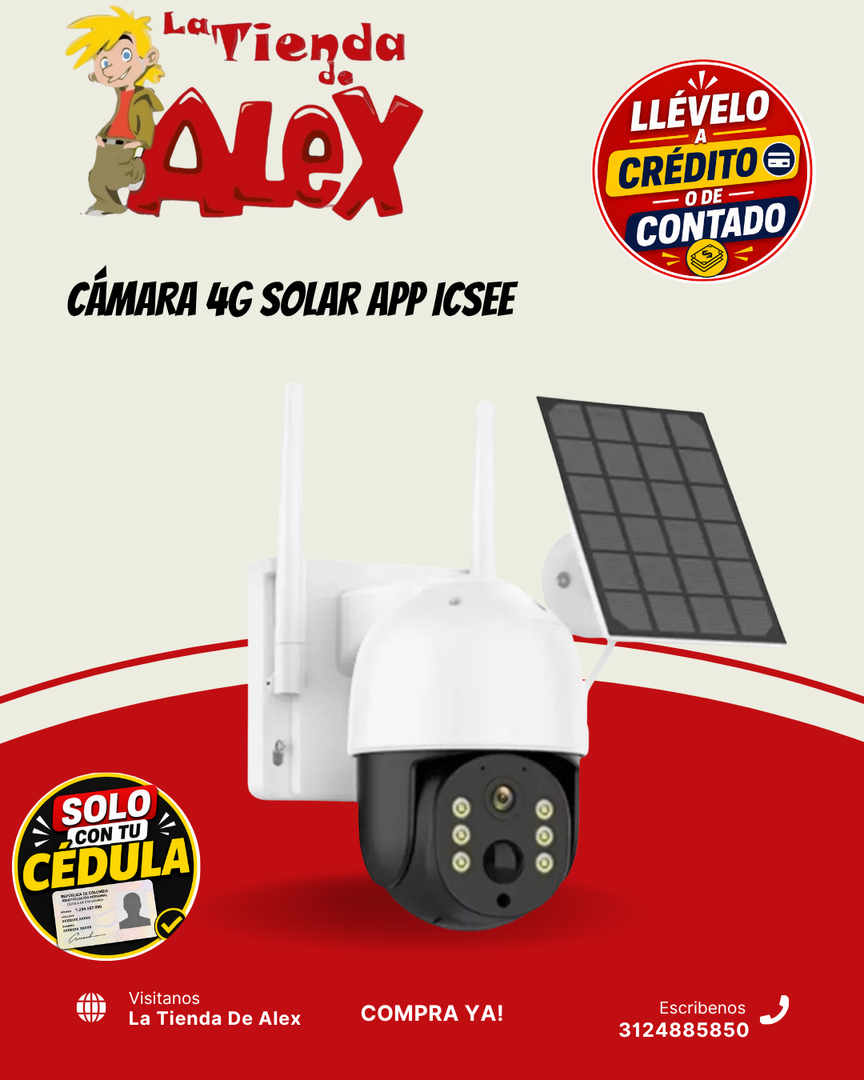 CÁMARA 4G SOLAR APP ICSEE