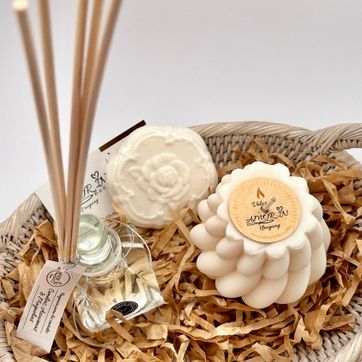 Set Obsequio Canasta Ratan  - imagen 1