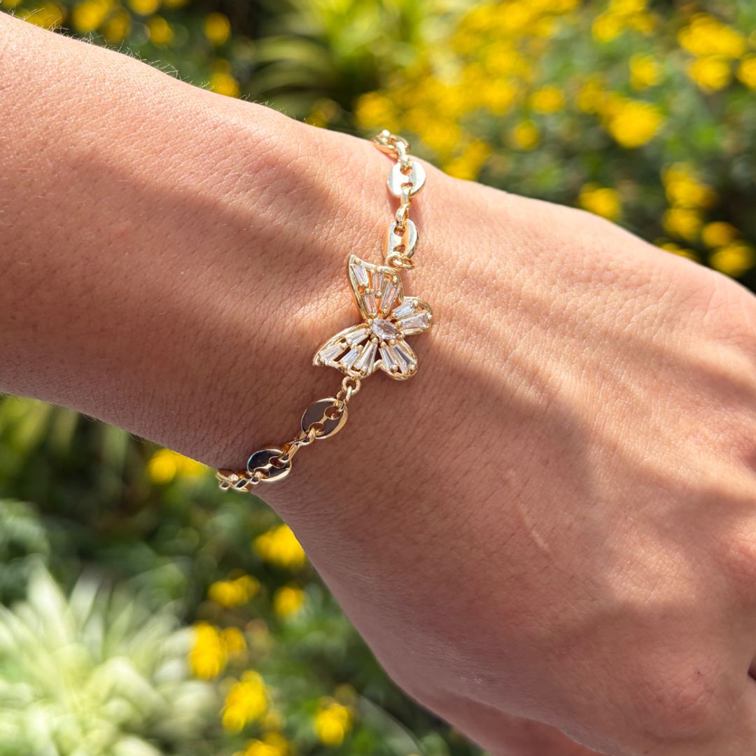 Pulsera Mariposa Dorada
