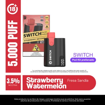 Imagen del producto Lit Kit Switch 5.000 Puff 3% Nicotina Strawberry Watermelon