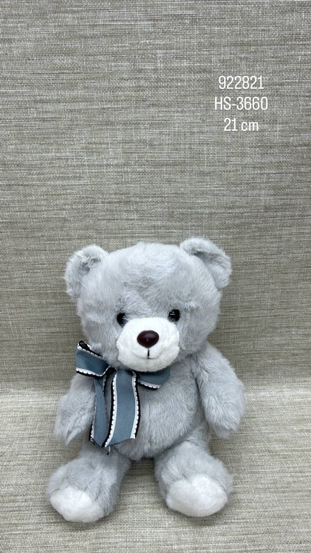 OSO GRIS CON MOÑO 21 CM