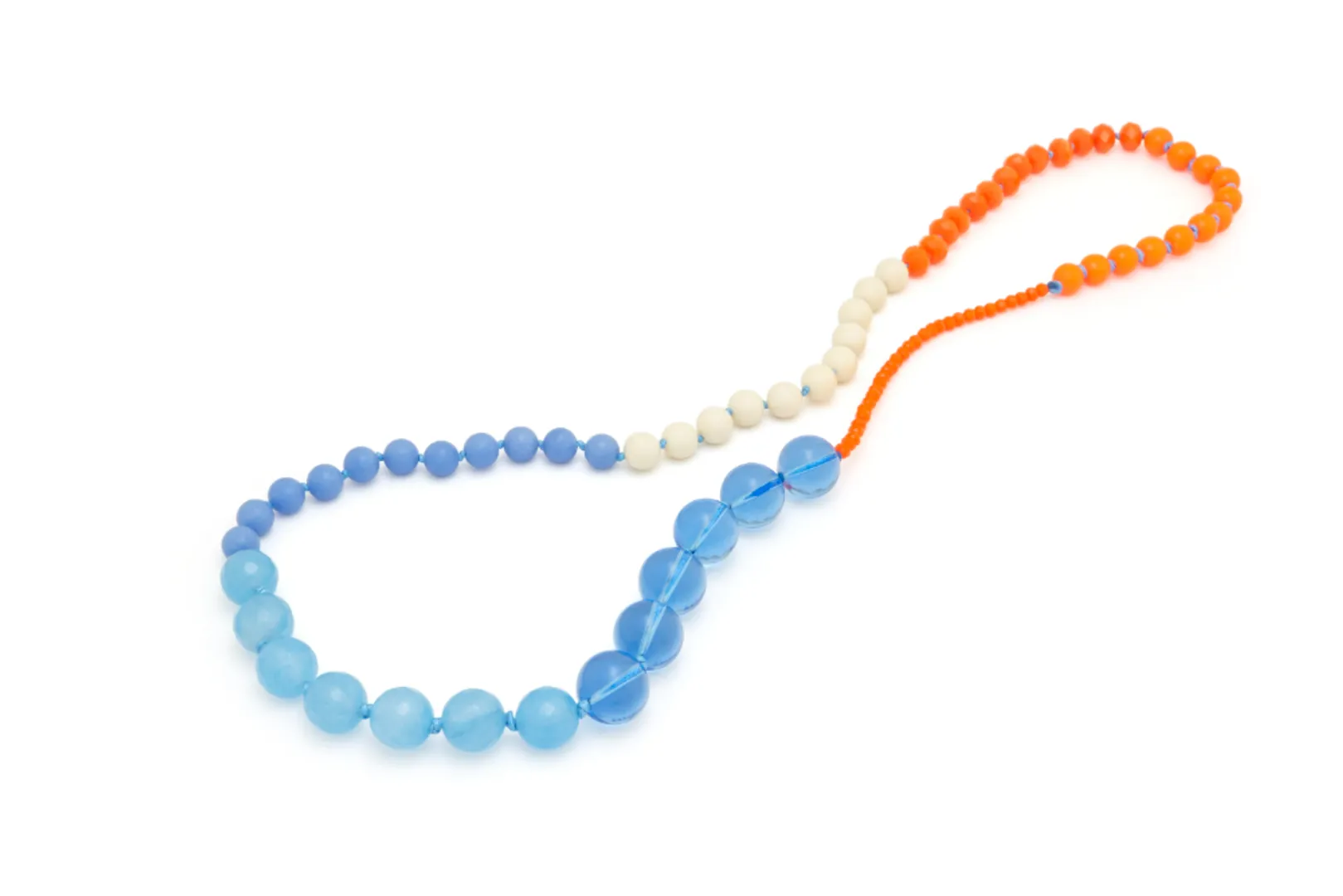 LONG MIXED BEAD NECKLACE