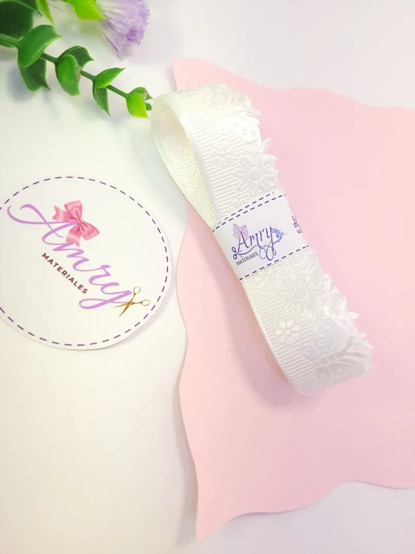 Rígida 2.5cm Blanco Troquelado 