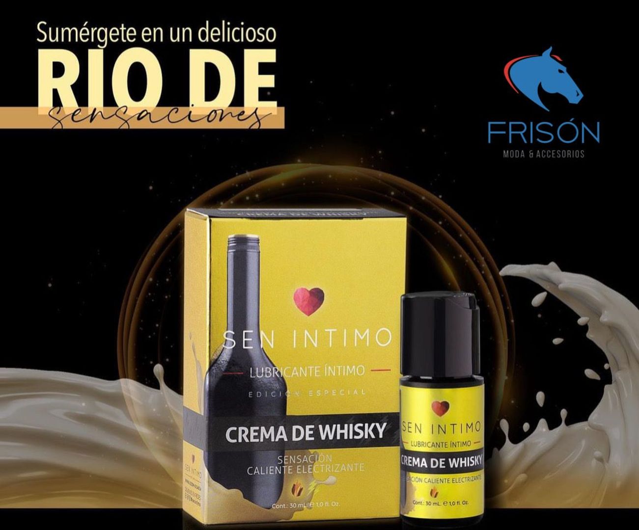 Lubricante Caliente Crema De Whisky 