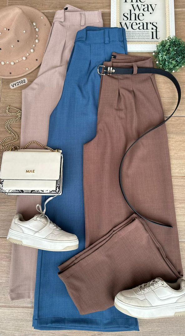 PANTALON PRENSES CON CINTURON VY2102