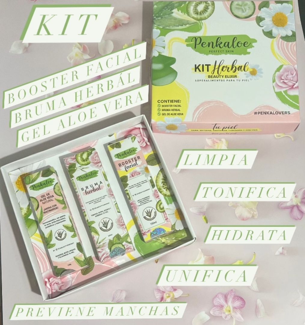 Kit Facial Herbal Penkaloe 