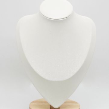 Imagen del producto EXHIBIDOR CUELLO BLANCO PERLADO