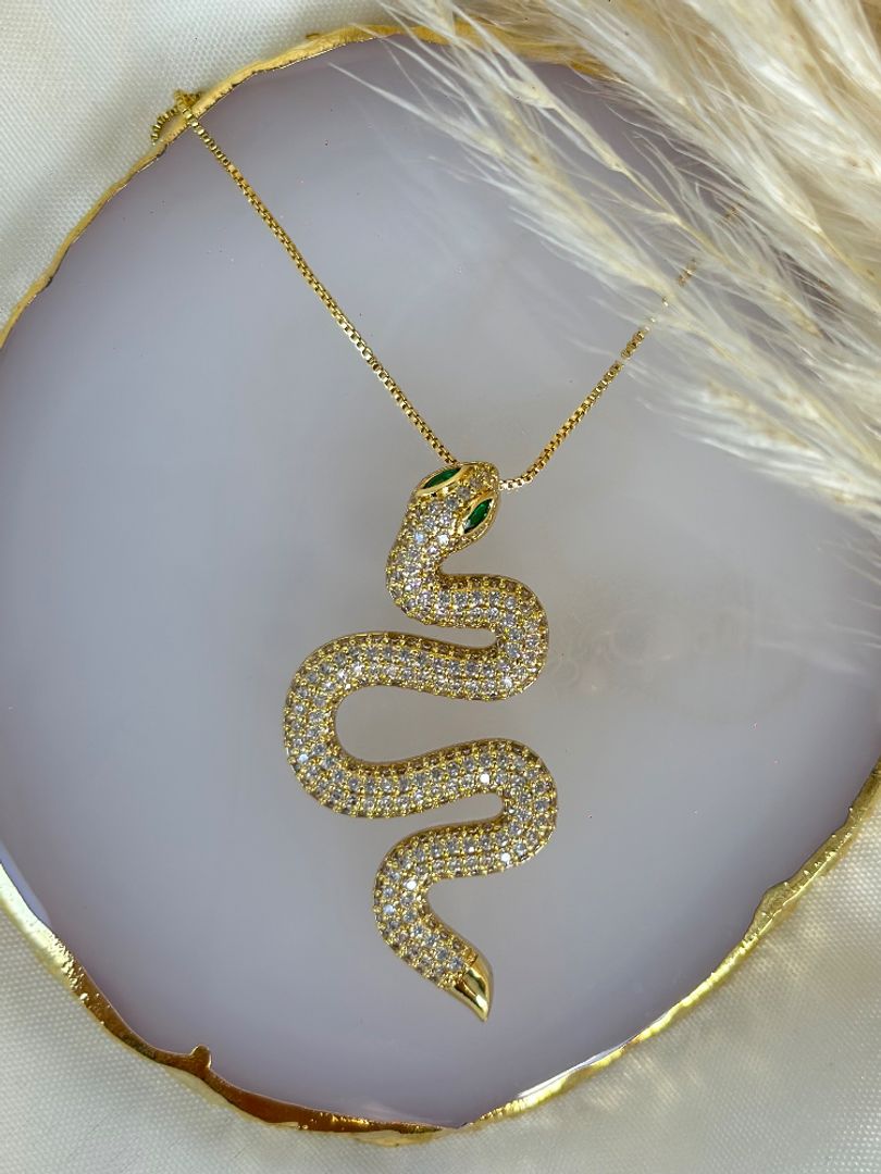 Cadena serpientes grande 