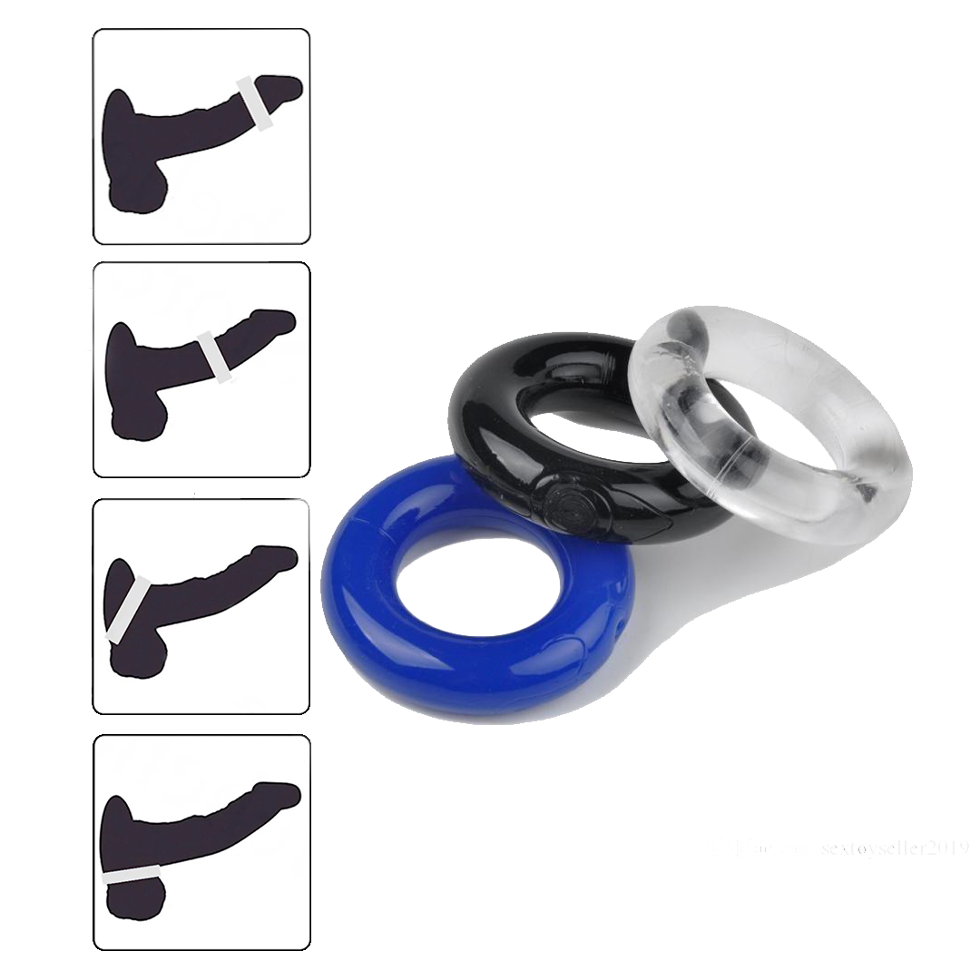 KIT DE ANILLOS ELASTICOS PARA EL PENE X 3