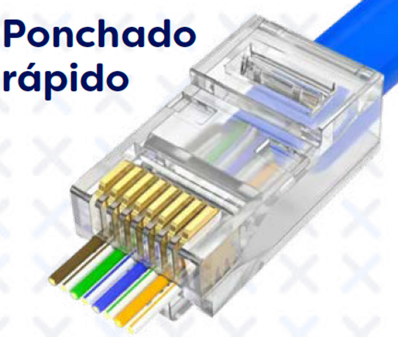 CONECTOR RJ45 CAT.6 X100 UNDS