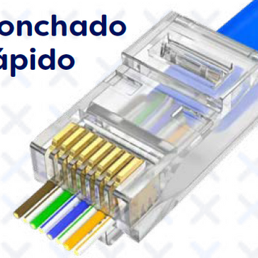 Imagen del producto CONECTOR RJ45 CAT.6 X100 UNDS