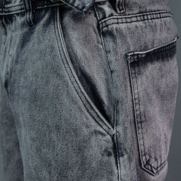 JEANS BAGGY CORREAS GRIS - imagen 3