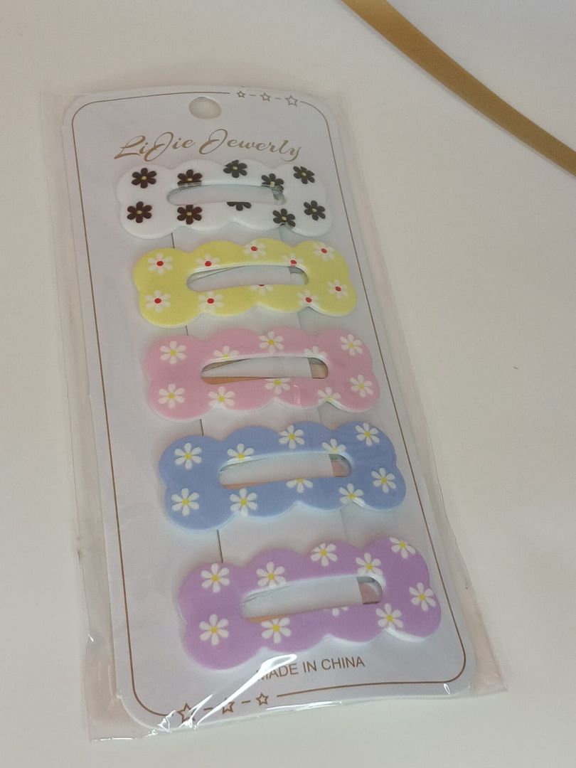 Cartón Hebilla Flor x5 tic tac