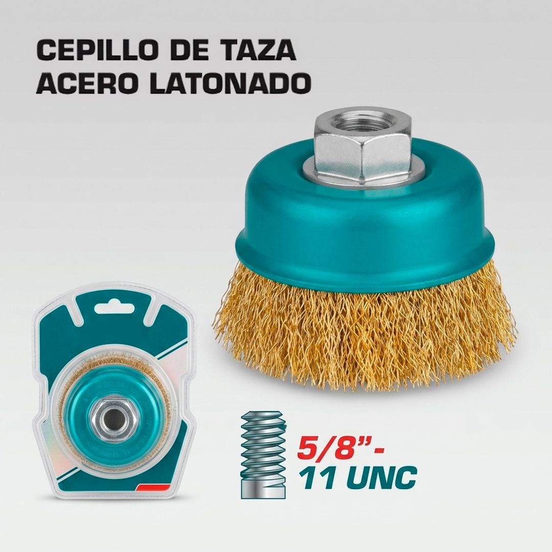 CEPILLO COPA DE BRONCE 4"