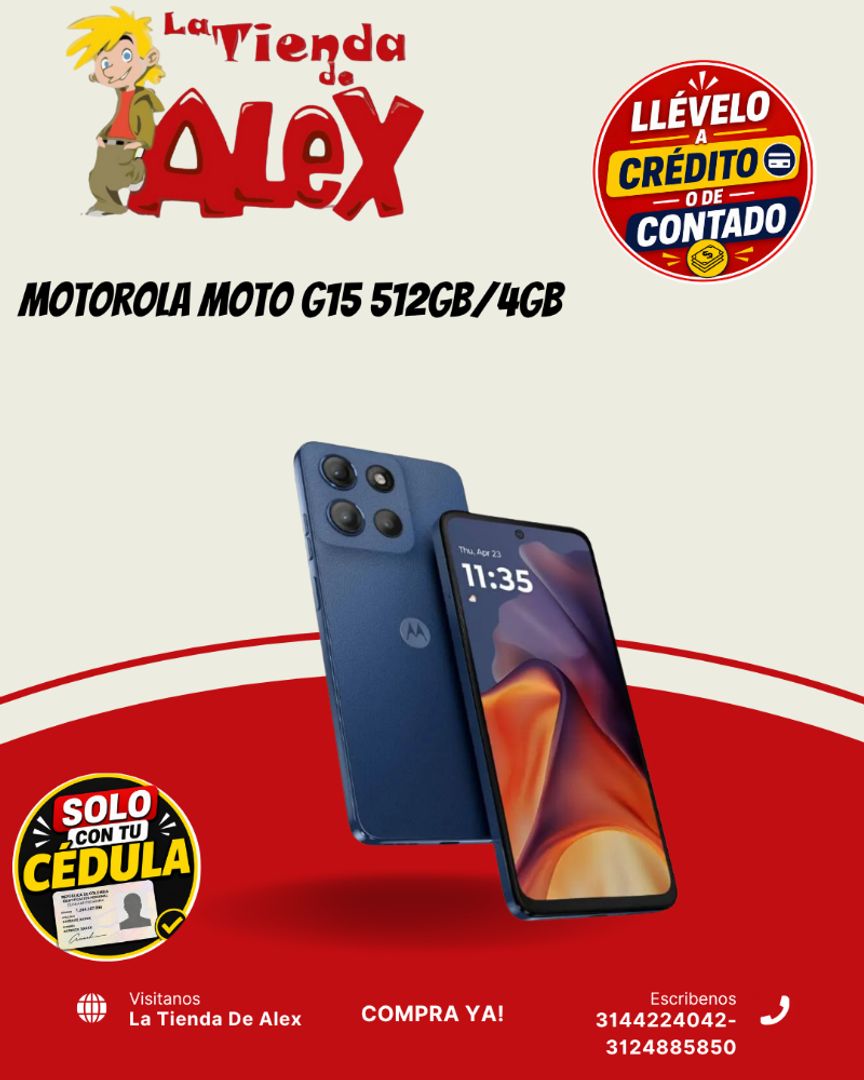 Motorola Moto G15 512GB/4GB