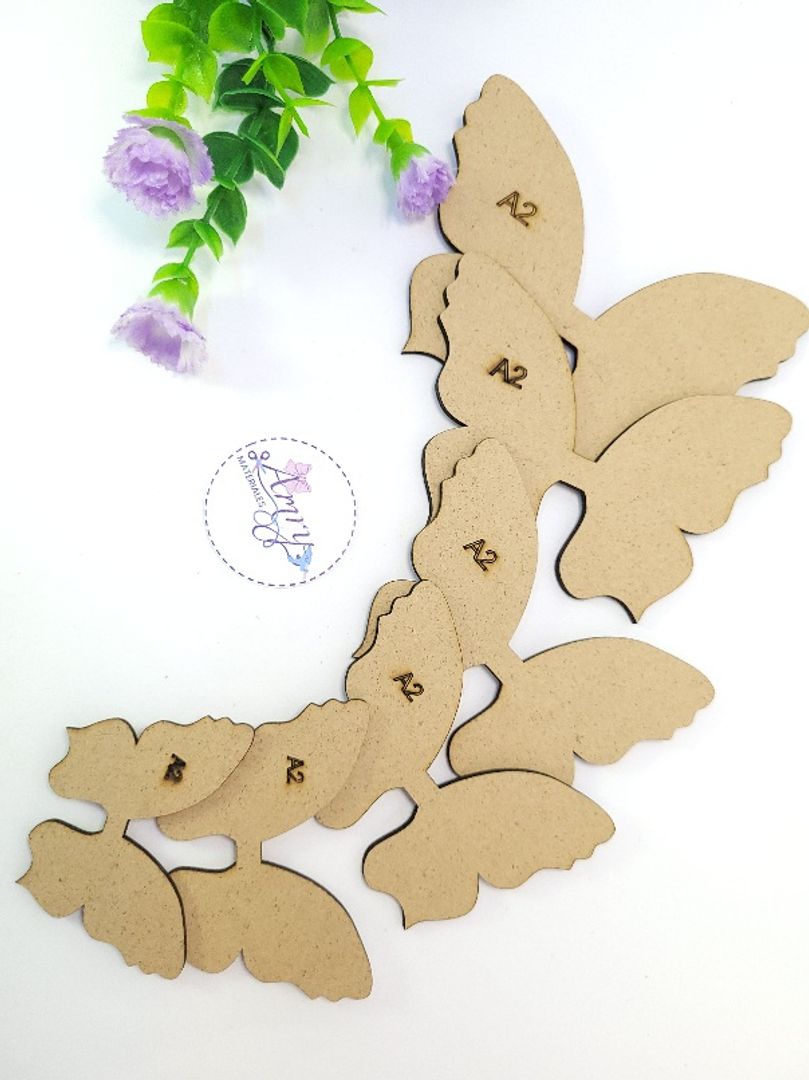 Kit 6 Mariposas A2