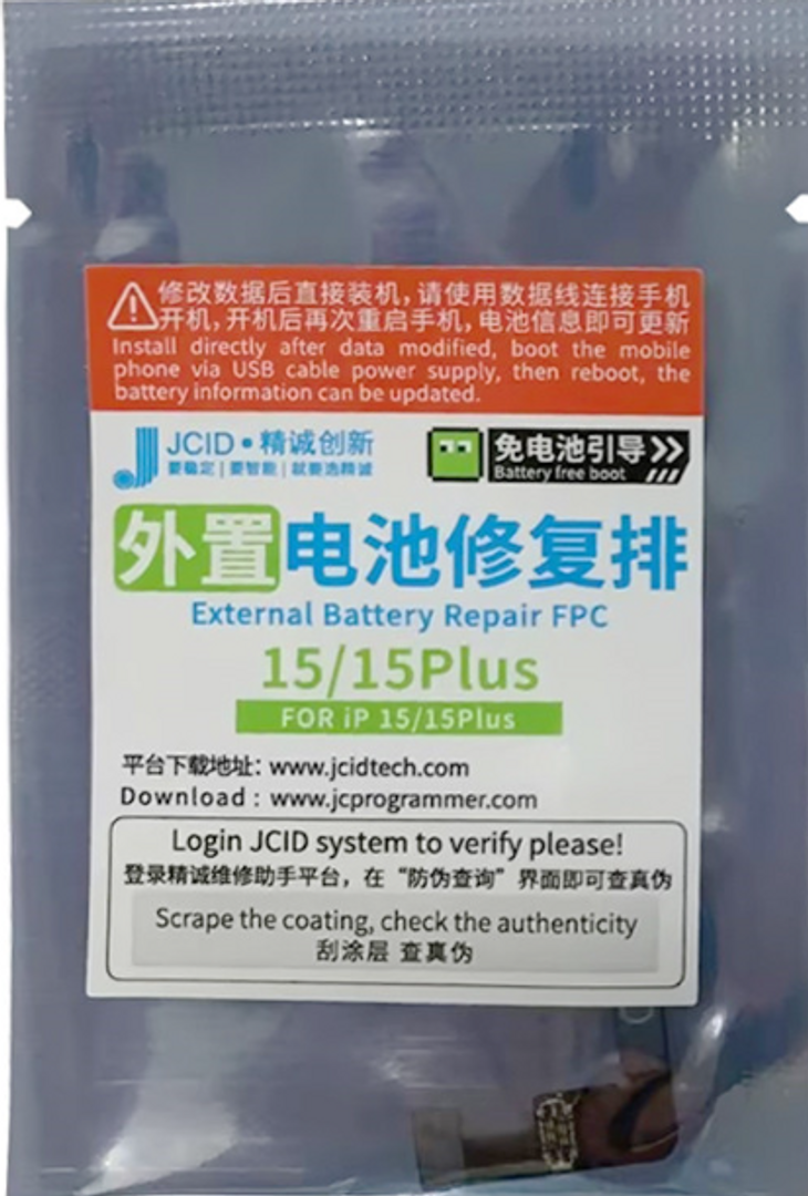 FLEX BATERIA JCID IPHONE 15/15 PLUS