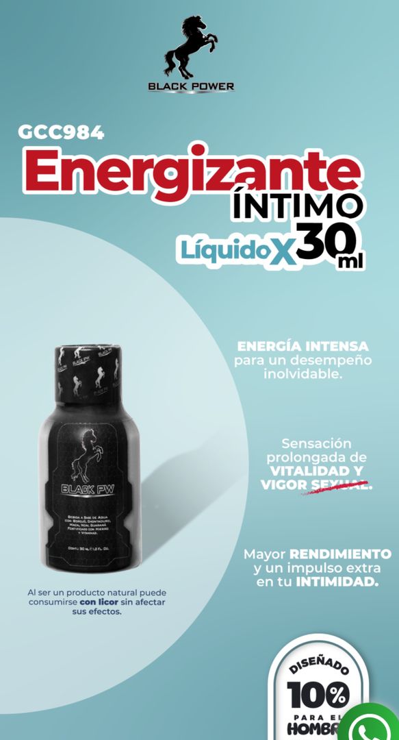 Energizante Black Pw x 30 ml  
