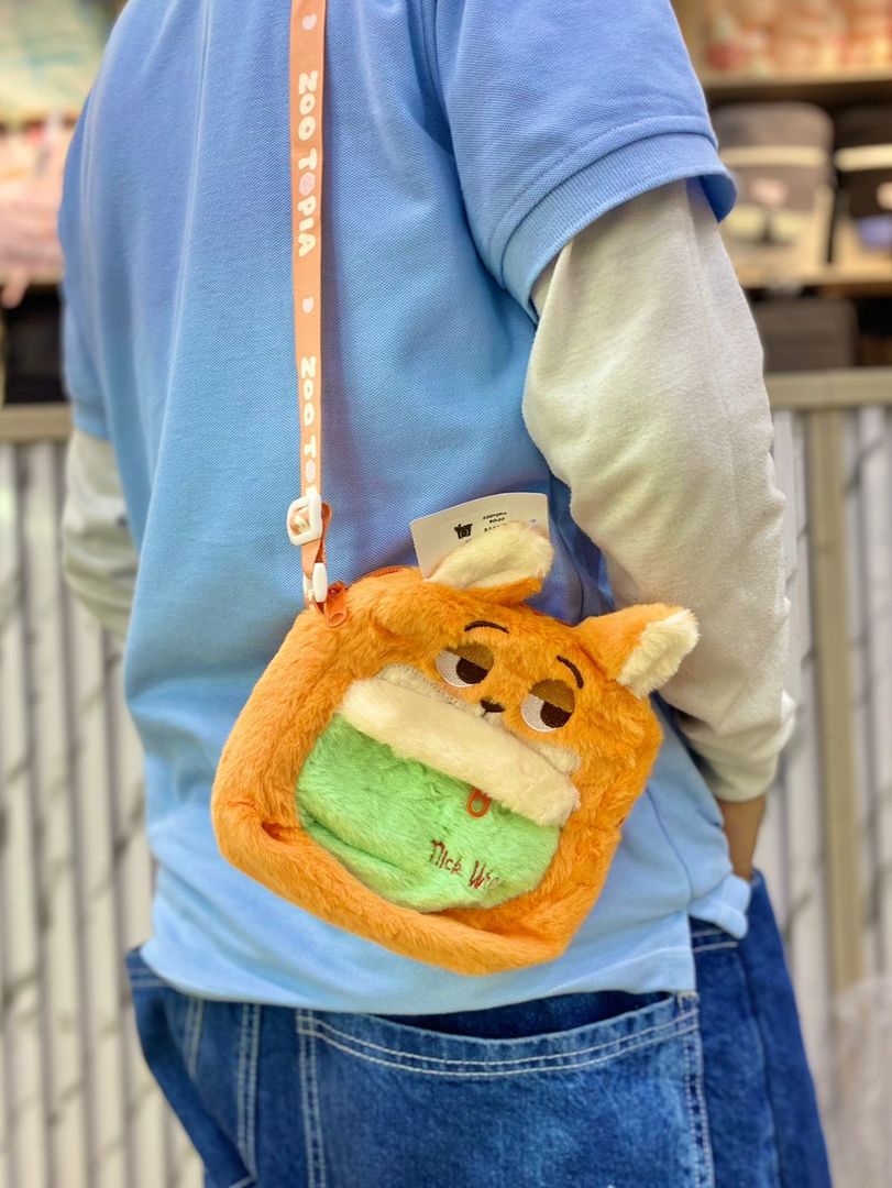 BANDOLERA PELUCHE ZORRO