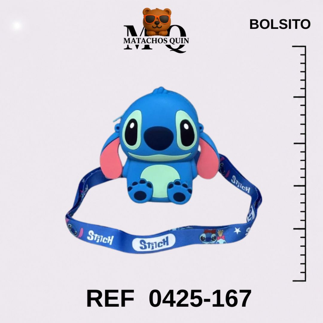 BOLSITO DE SILICONA DE STITCH & ANGELA