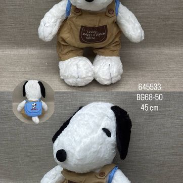 Imagen del producto SNOOPY CON OVEROL Y BOLSO 45 CM