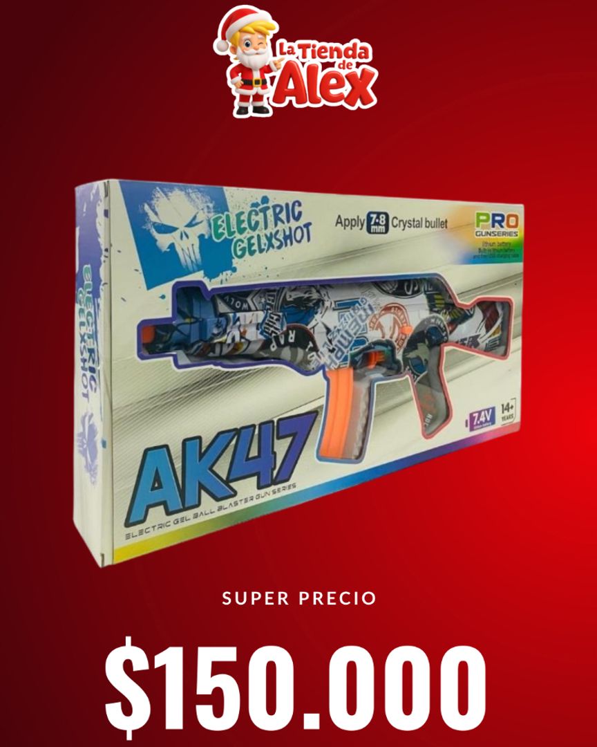 AK47 "Ghost Táctico" GelXSHOT Pro