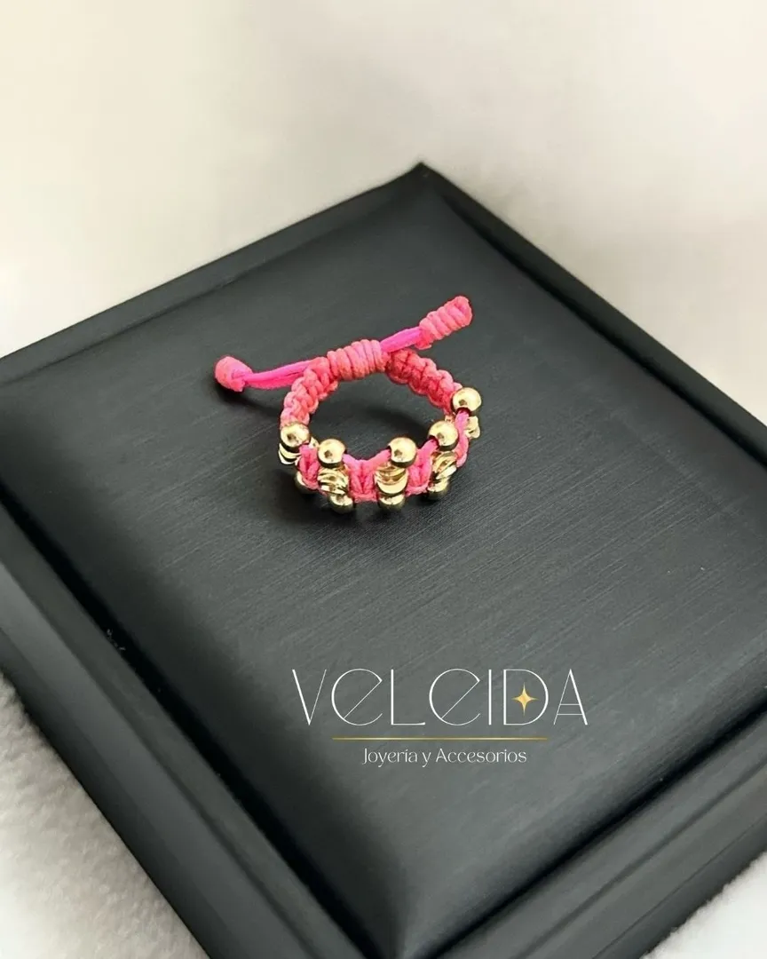ANILLO ARTESANAL TEJIDO TRIPLE