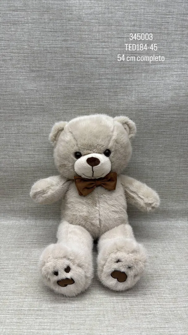 OSO PATAS LARGAS CON CORBATÍN 54 CM 