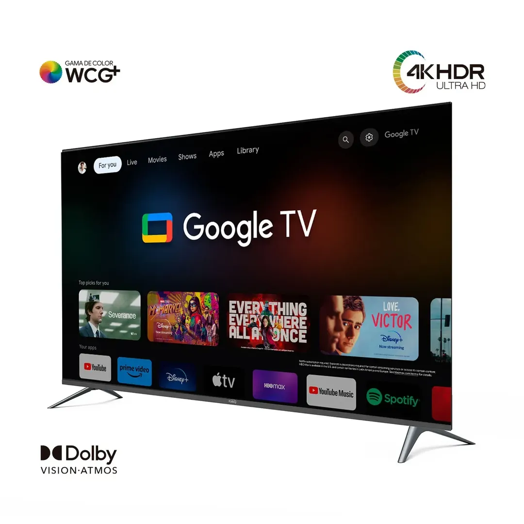 LED KALLEY 65 GOOGLE 4K QLED CONTROL VOZ	