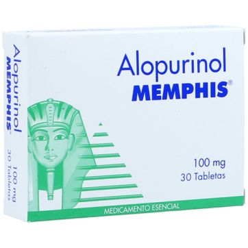 Imagen del producto ALOPURINOL 100MG MEMPHIS DIS X 30 TAB