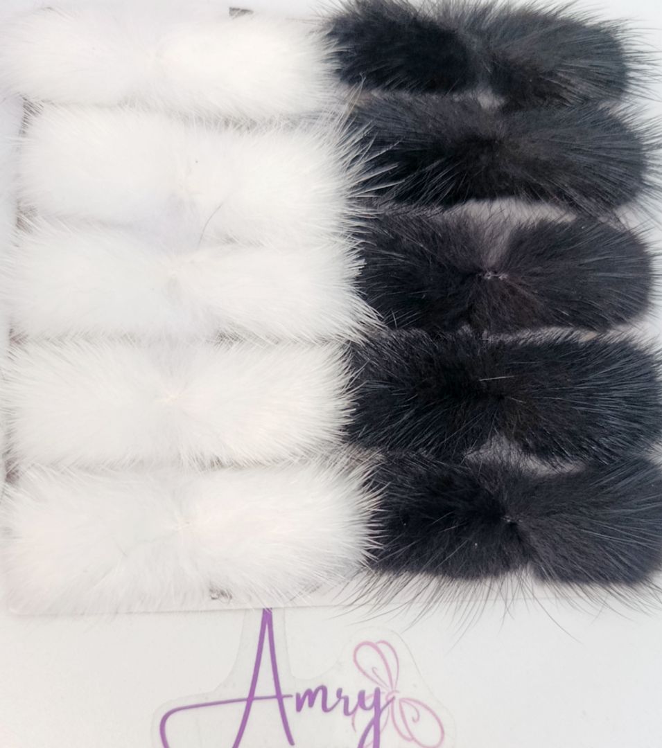 Kit 10 unidades Pompom 2x7cm 