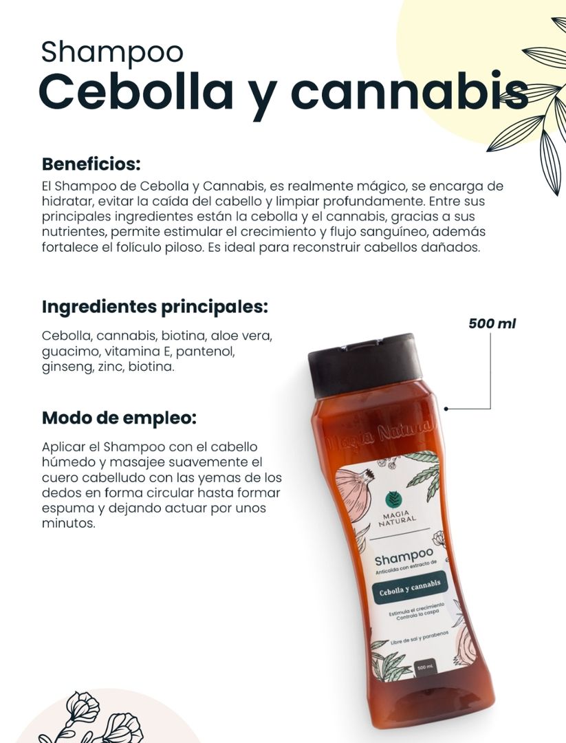 Shampoo cebolla Magia Natural