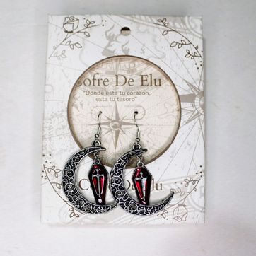 Imagen del producto ARETES LUNA CAJÓN 