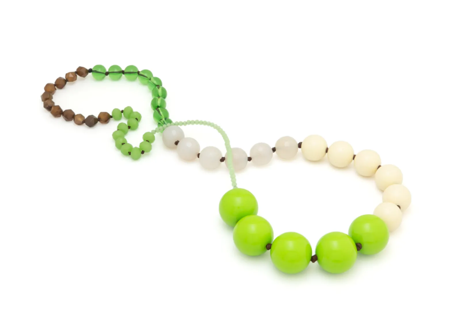 LONG COLOR BLOCK NECKLACE