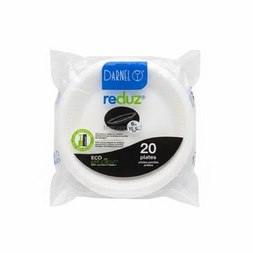 Imagen del producto   T. PLATO PANDO ESPUMADO 15.5 CM BLANCO - PQ X 20 UND 