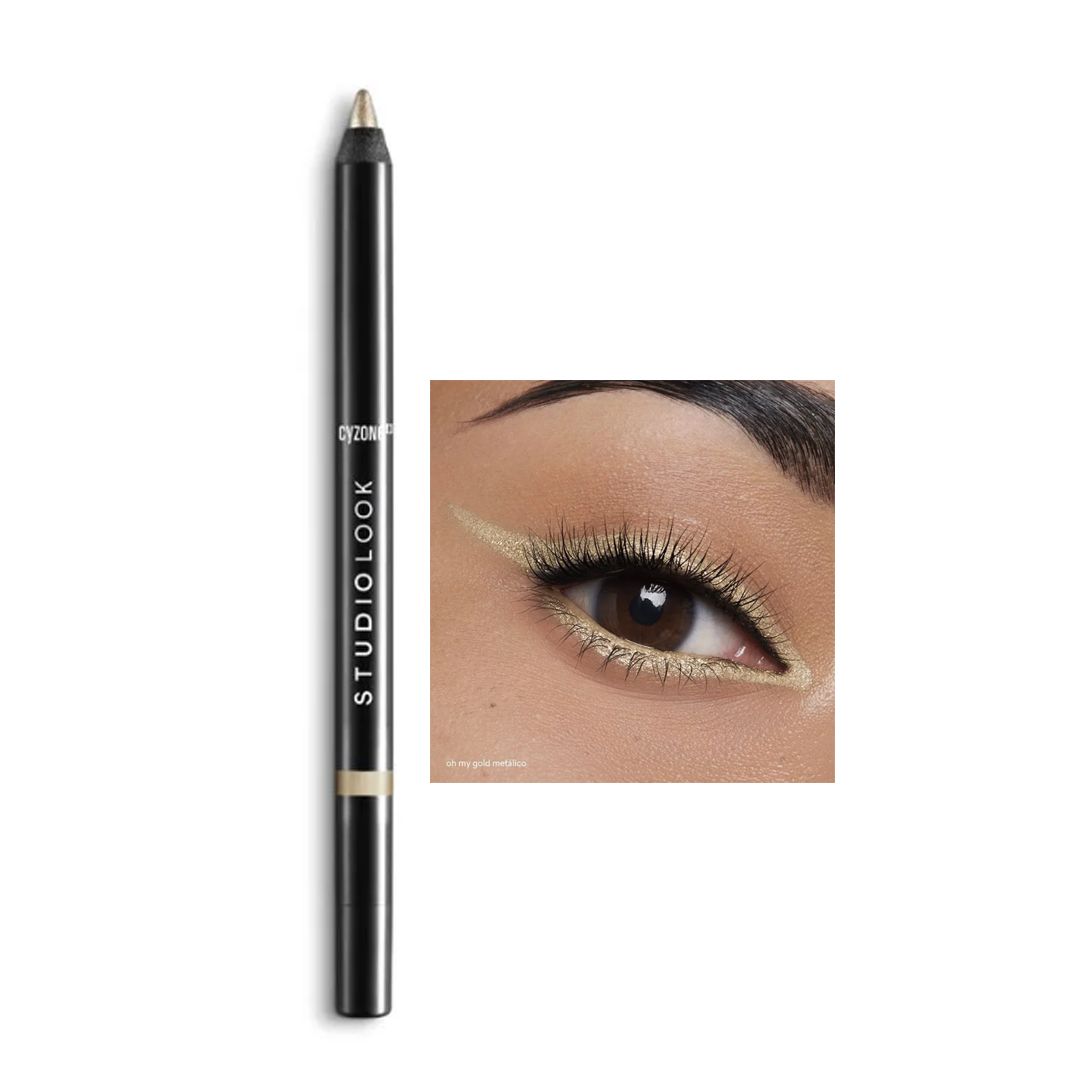 LÁPIZ DELINEADOR DE OJOS EN GEL STUDIO LOOK OH MY GOLD